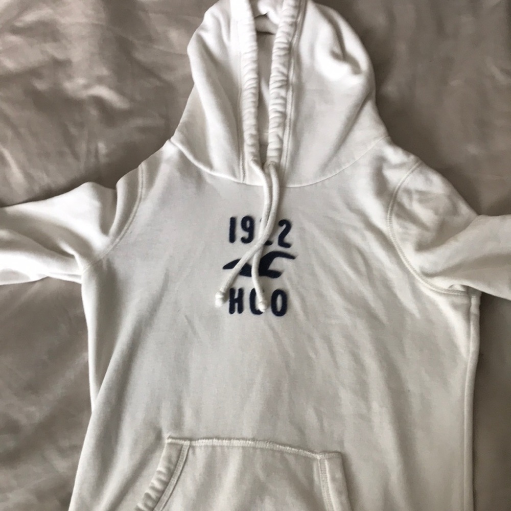 Hollister White Hoodie